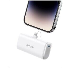 Anker Nano Portable Charger White MFi Certified iPhone Power Bank Direct Connect